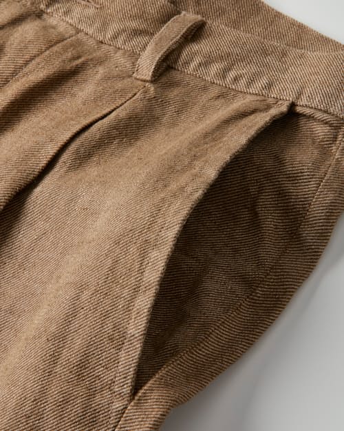 laydown detail image of Alta French Linen Trousers