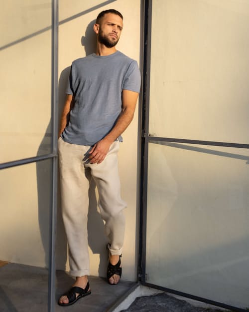 lifestyle image of Bo Linen Pants
