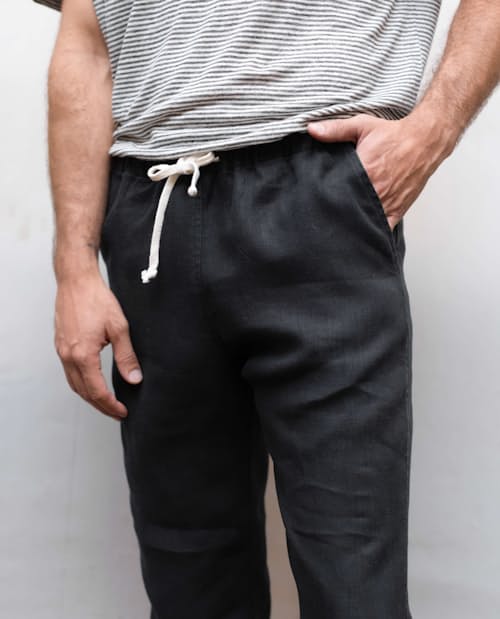 lifestyle image of Bo Linen Pants