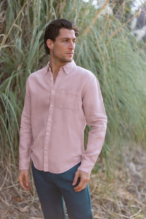 lifestyle image of Playa Linen Shirt