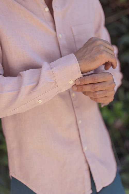 lifestyle image of Playa Linen Shirt