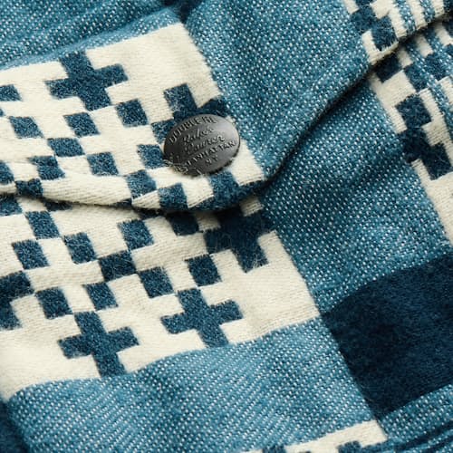 laydown detail image of Brushed Jacquard Patterned Shirt