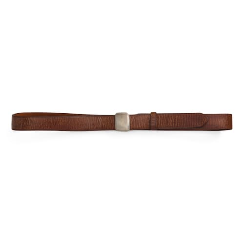 laydown image of Vincennes Leather Belt