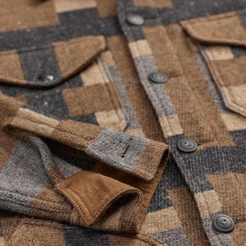laydown detail image of Ashford Cruiser Shirt Jacket