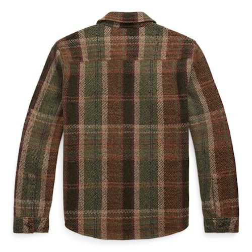 laydown image of Birdseye Jacquard Matlock Cashmere Shirt