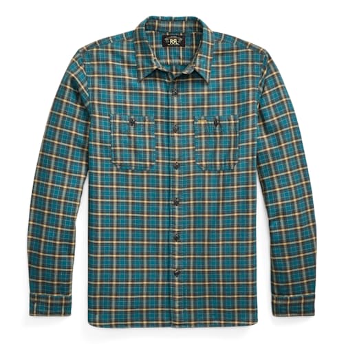 laydown image of Cameron Plaid Sport Shirt