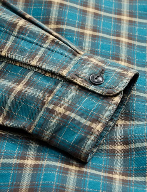 laydown detail image of Cameron Plaid Sport Shirt