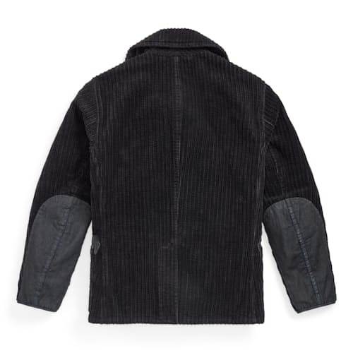 laydown image of Corduroy Port Peacoat