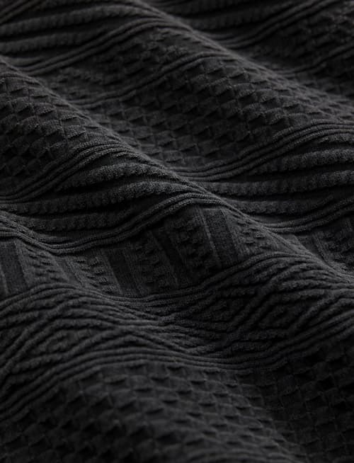 laydown detail image of Indigo Jacquard Julius Shirt Jacket