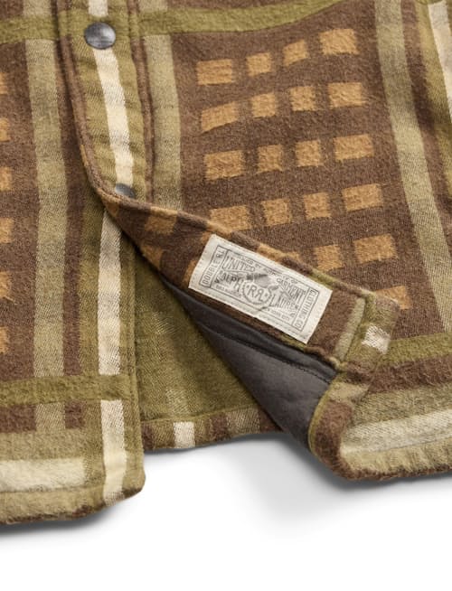 laydown detail image of Jacquard Nelson Overshirt