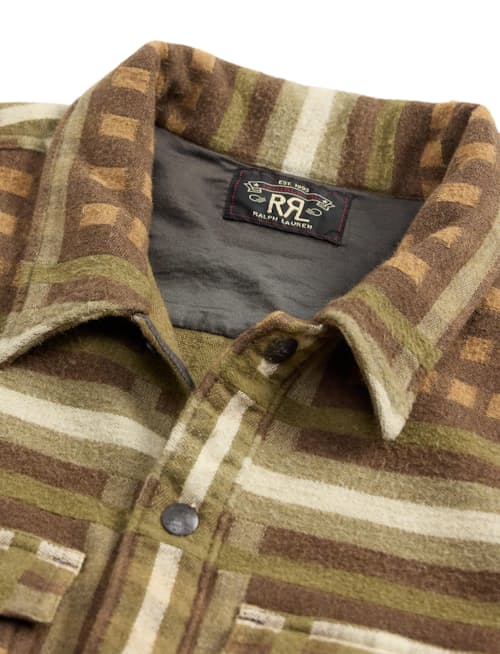 laydown detail image of Jacquard Nelson Overshirt