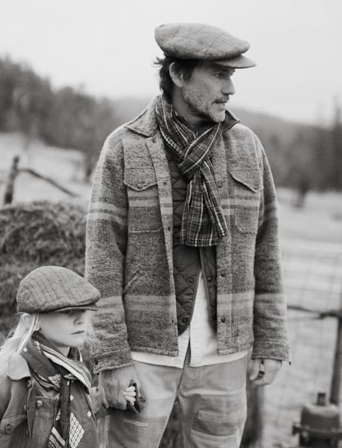 lifestyle image of Jacquard Wallace Jacket