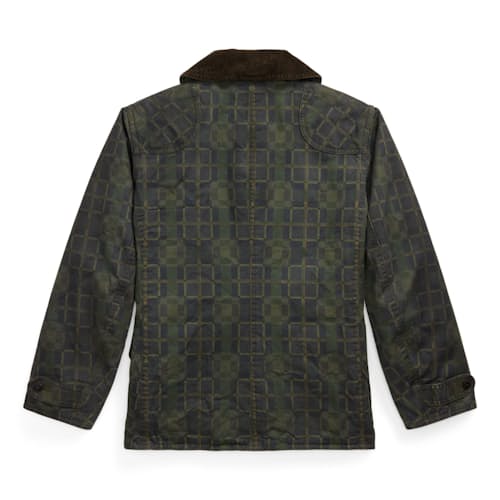 laydown image of Oilcloth Galway Jacket