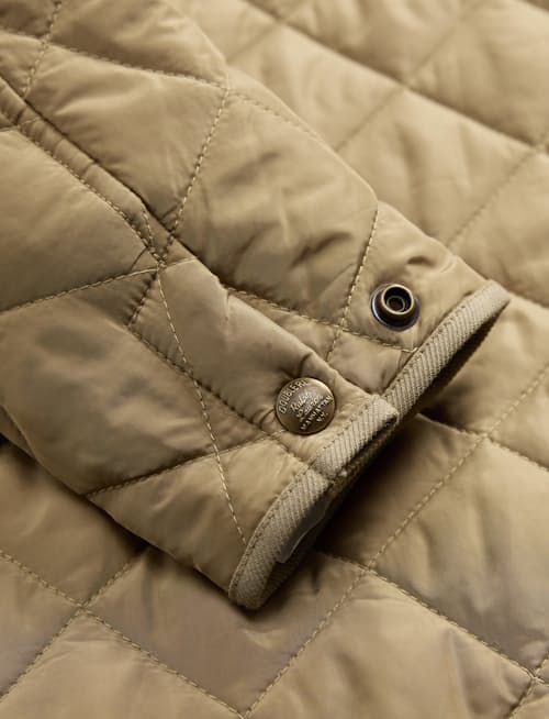 laydown detail image of Quilted Nylon Asher Jacket
