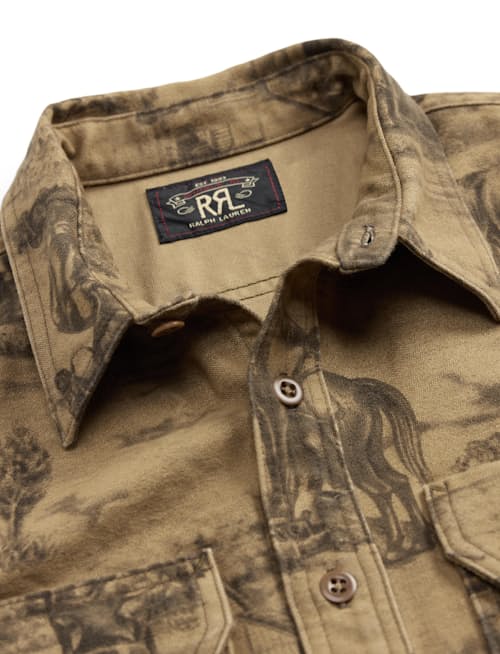 laydown detail image of Stables Moleskin Shirt
