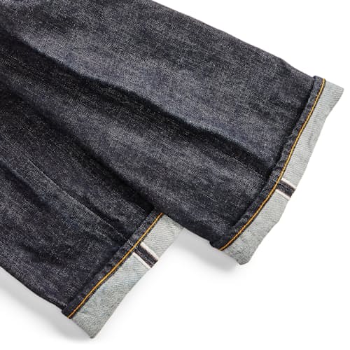 laydown detail image of Straight Fit Selvedge Denim Jeans