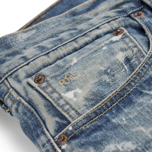 laydown detail image of Straight Fit Selvedge Denim Jeans