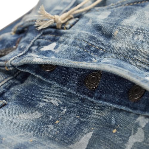 laydown detail image of Straight Fit Selvedge Denim Jeans
