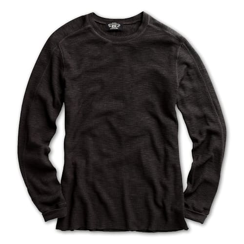 laydown image of Textured Waffle Knit Shirt