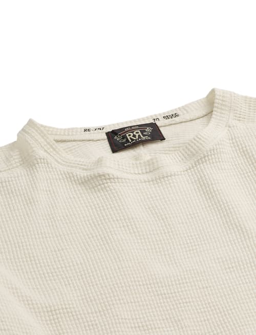 laydown detail image of Textured Waffle Knit Shirt
