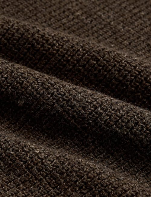 laydown detail image of Waffle Knit Crewneck Sweater