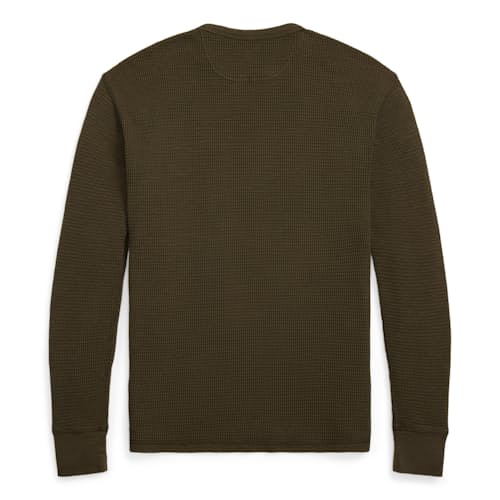 laydown image of Waffle Knit Crewneck T-Shirt