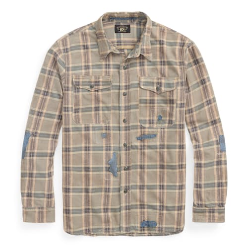 laydown image of Wilbur Repaired Workshirt