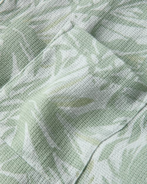 laydown detail image of Open Weave Camp Collar Shirt