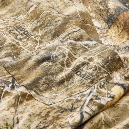 laydown detail image of Realtree® Camo Long Sleeve Pocket T-Shirt