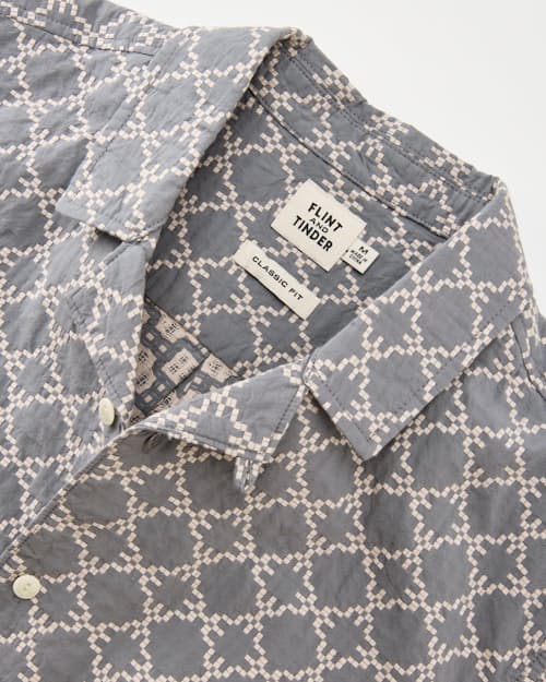 laydown detail image of Dobby Camp Collar Shirt