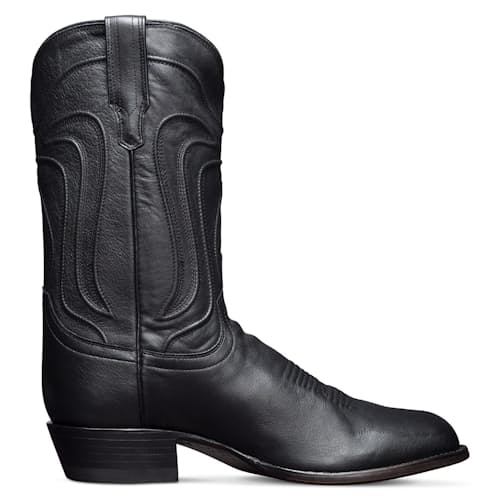 laydown image of Cartwright Leather Western Boot