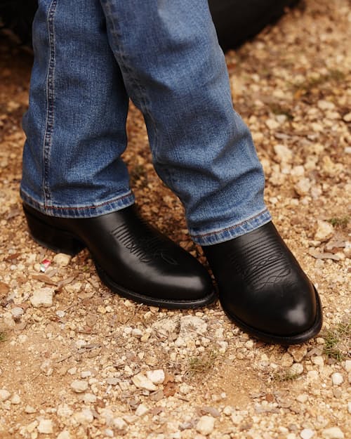 lifestyle image of Cartwright Leather Western Boot