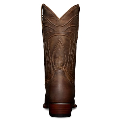 laydown image of Cartwright Leather Western Boot