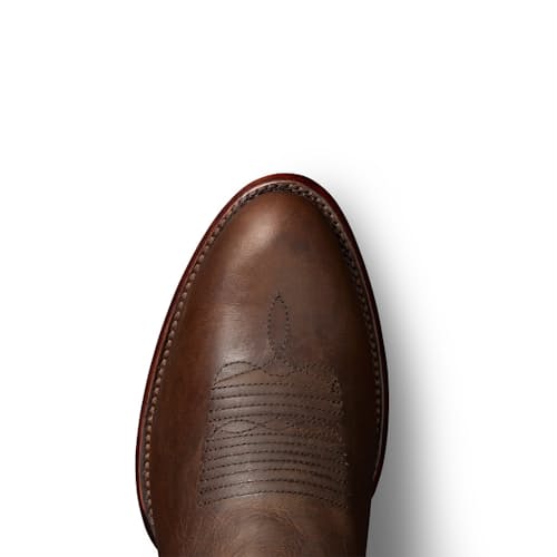 laydown detail image of Cartwright Leather Western Boot