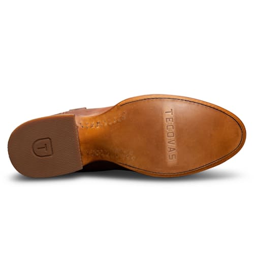 laydown image of Earl Goat Leather Roper Boot
