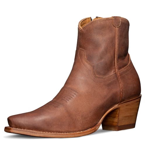 laydown image of Women's Daisy Western Zip Bootie