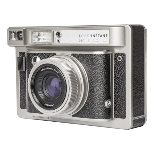 laydown image of Lomo’Instant Wide Camera & Lenses Monte Carlo Edition
