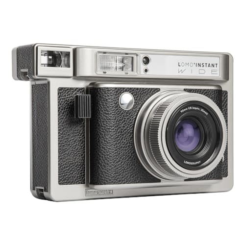 laydown image of Lomo’Instant Wide Camera & Lenses Monte Carlo Edition