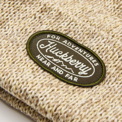 laydown detail image of Lined Rag Wool Patch Beanie