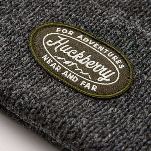 laydown detail image of Lined Rag Wool Patch Beanie