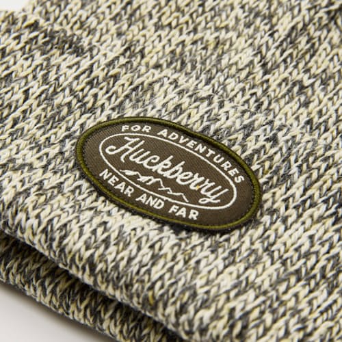 laydown detail image of Lined Rag Wool Patch Beanie
