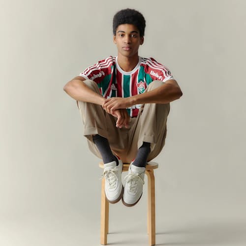 on model image of Panenka Leather Sneaker