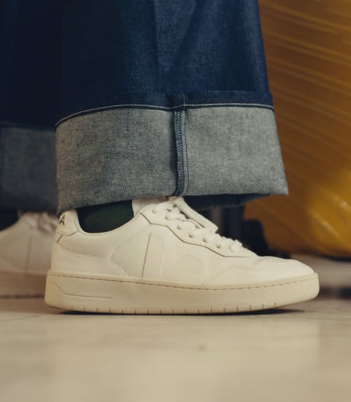 lifestyle image of V-90 Leather Sneaker
