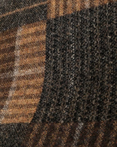laydown detail image of Herringbone Raglan Coat