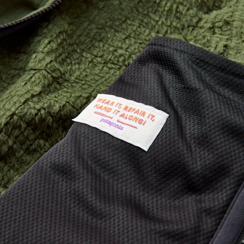 laydown detail image of R2 TechFace DWR Jacket