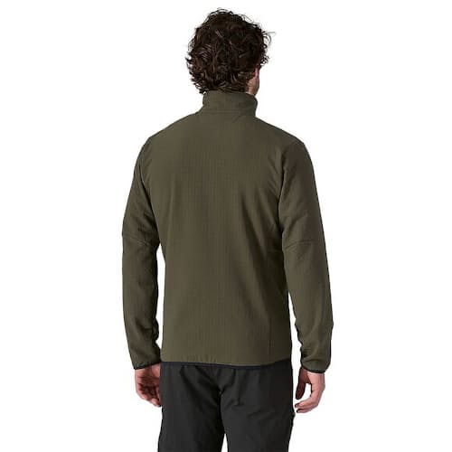 on model image of R2 TechFace DWR Jacket