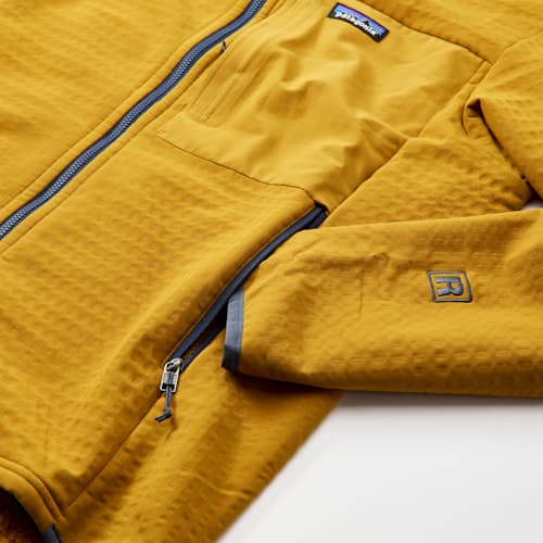 laydown detail image of R2 TechFace DWR Jacket