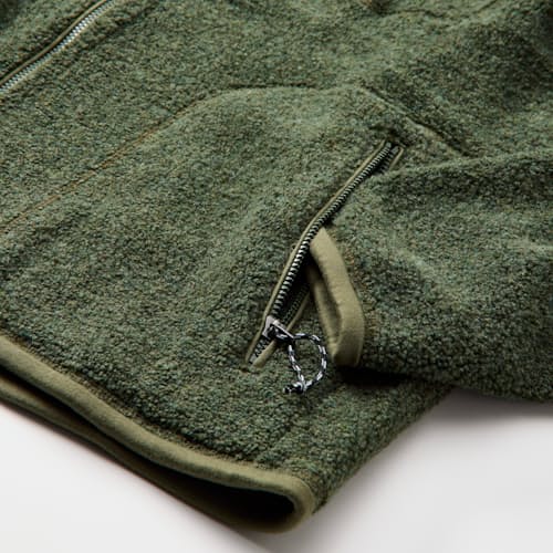 laydown detail image of Reclaimed Fleece Jacket