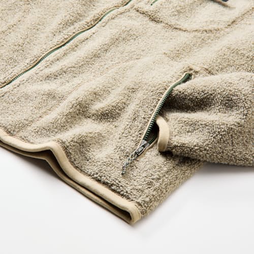 laydown detail image of Reclaimed Fleece Jacket