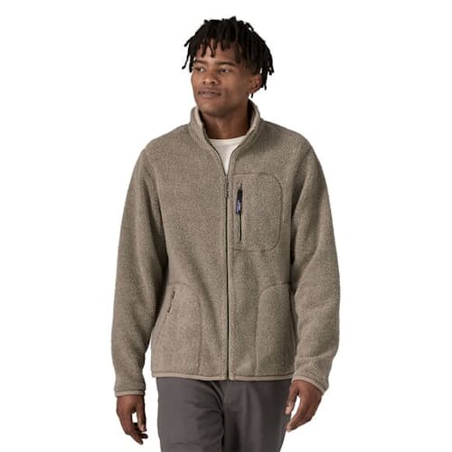 on model image of Reclaimed Fleece Jacket